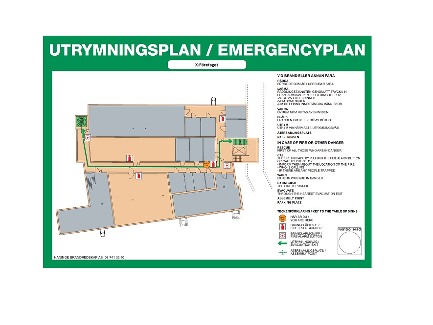 Utrymningsplan